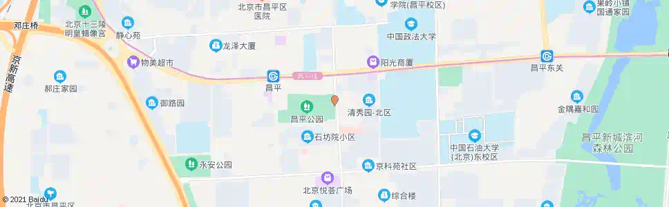 北京昌平中心公园东门_公交站地图_北京公交_妙搜公交查询2024