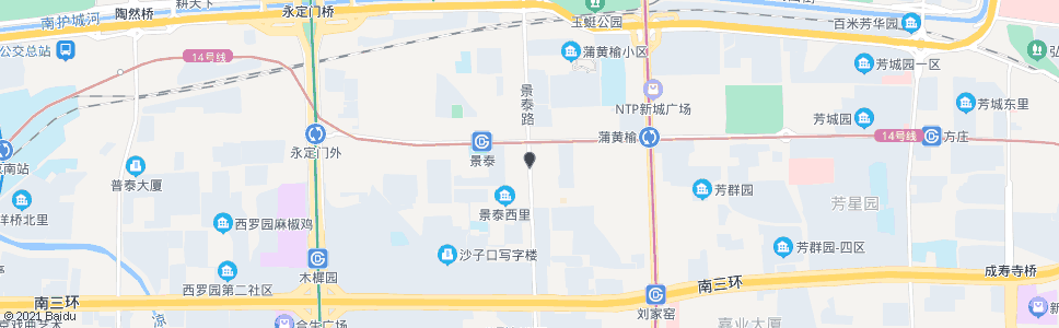 北京琉璃井_公交站地图_北京公交_妙搜公交查询2024