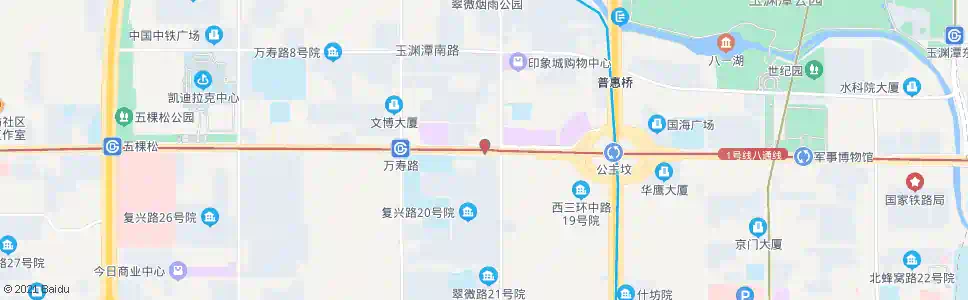 北京翠微路口_公交站地图_北京公交_妙搜公交查询2024