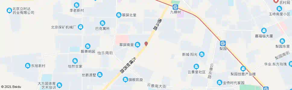 北京翠屏南里_公交站地图_北京公交_妙搜公交查询2024