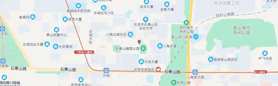 北京石景山科技馆_公交站地图_北京公交_妙搜公交查询2024