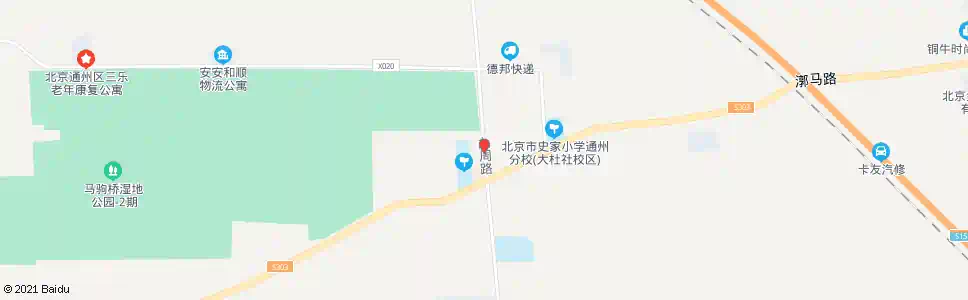 北京大杜社中学_公交站地图_北京公交_妙搜公交查询2024