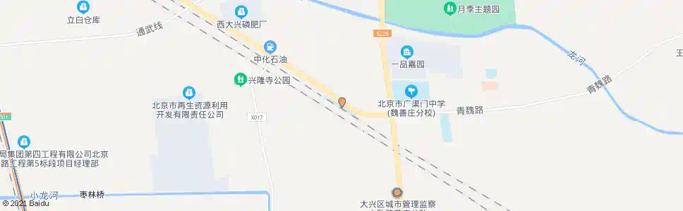 北京魏善庄火车站_公交站地图_北京公交_妙搜公交查询2024