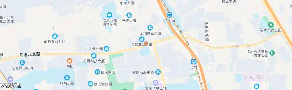 北京上地三街西口_公交站地图_北京公交_妙搜公交查询2024