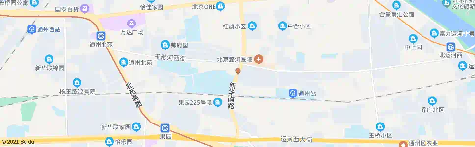 北京潞河医院_公交站地图_北京公交_妙搜公交查询2024