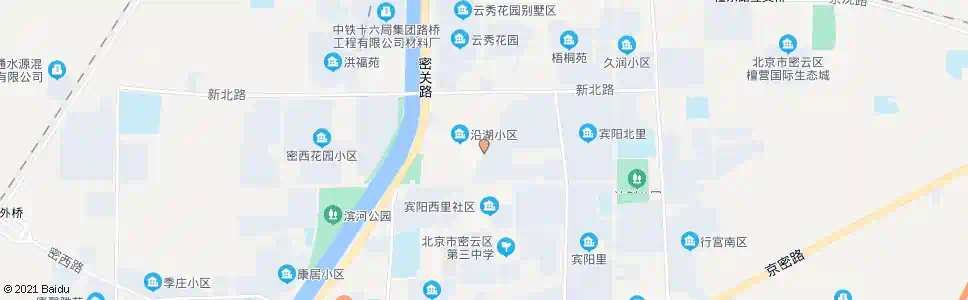 北京沿湖小区_公交站地图_北京公交_妙搜公交查询2024