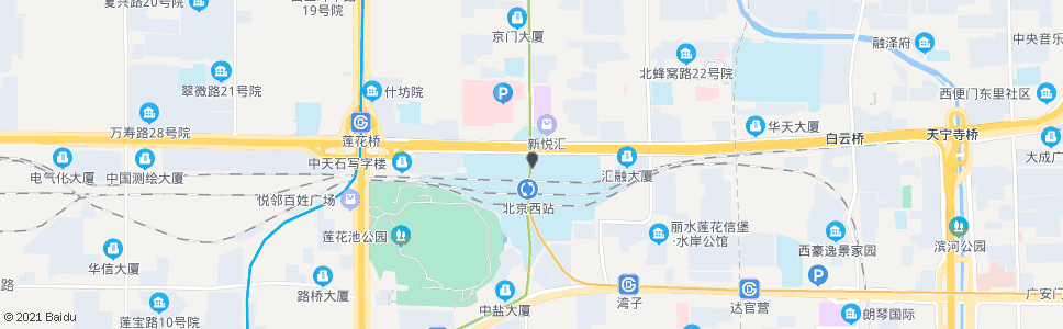 北京大市场北口_公交站地图_北京公交_妙搜公交查询2024