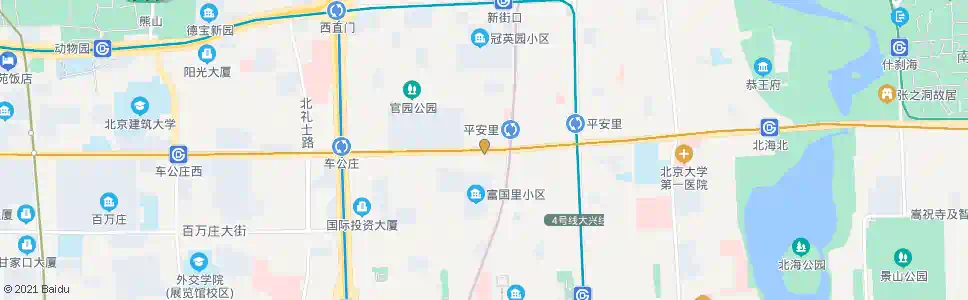 北京平安医院_公交站地图_北京公交_妙搜公交查询2024