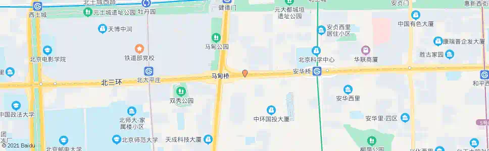 北京马甸桥东_公交站地图_北京公交_妙搜公交查询2024