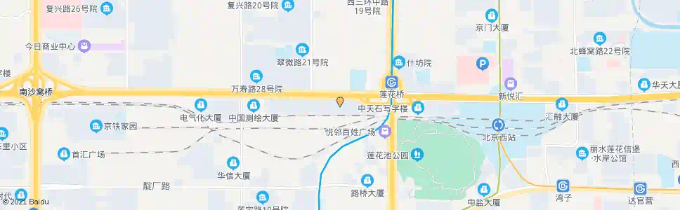 北京莲花小区_公交站地图_北京公交_妙搜公交查询2024