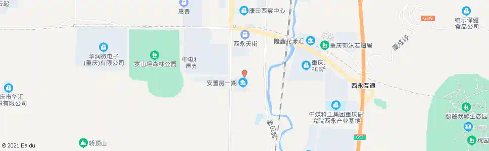 重庆西永邮局_公交站地图_重庆公交_妙搜公交查询2024