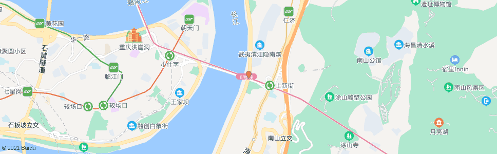 重庆东水门大桥_公交站地图_重庆公交_妙搜公交查询2024