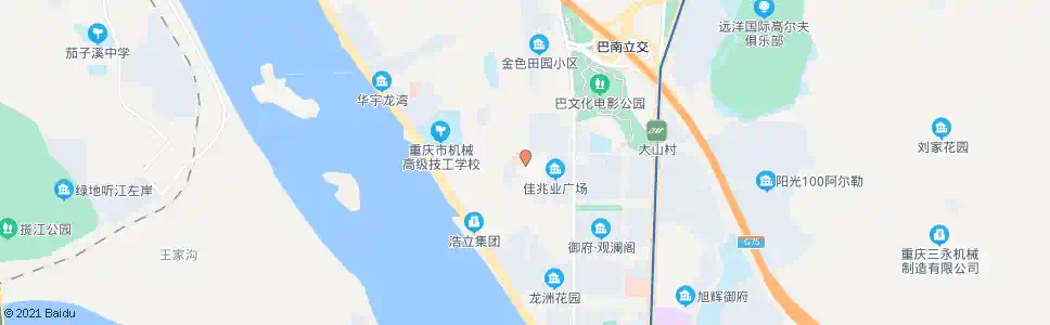 重庆道角派出所_公交站地图_重庆公交_妙搜公交查询2024