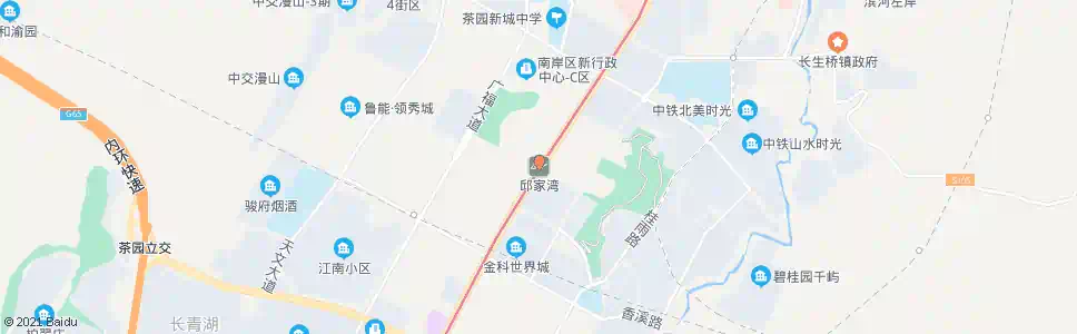 重庆邱家湾_公交站地图_重庆公交_妙搜公交查询2024