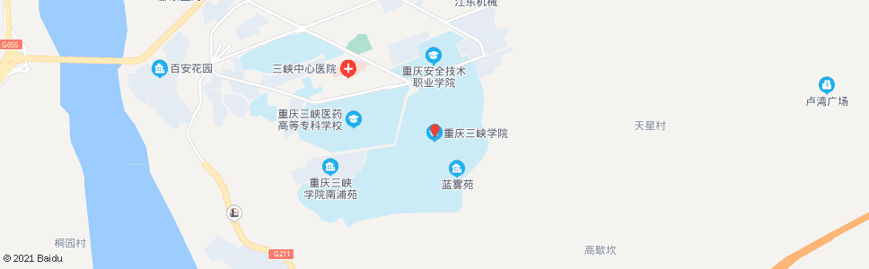 重庆三峡学院_公交站地图_重庆公交_妙搜公交查询2024