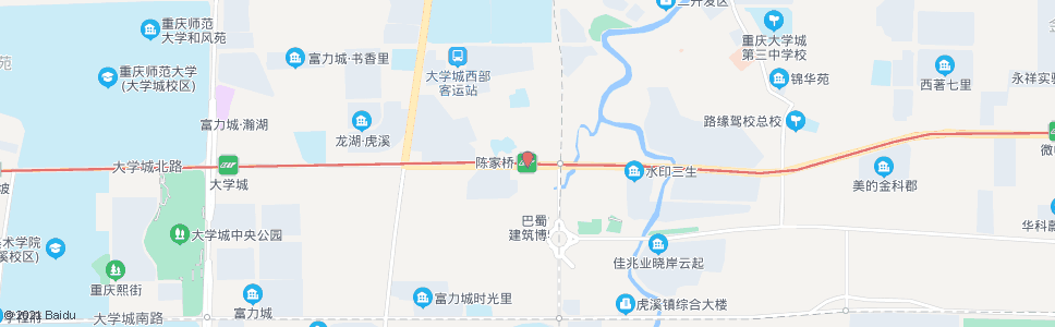 重庆陈家桥(轨道站)_公交站地图_重庆公交_妙搜公交查询2024
