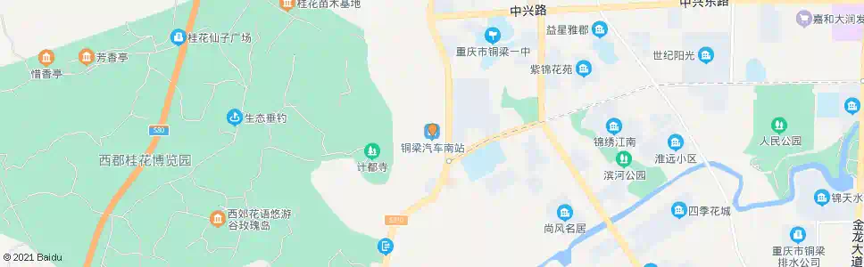 重庆铜梁汽车南站_公交站地图_重庆公交_妙搜公交查询2024