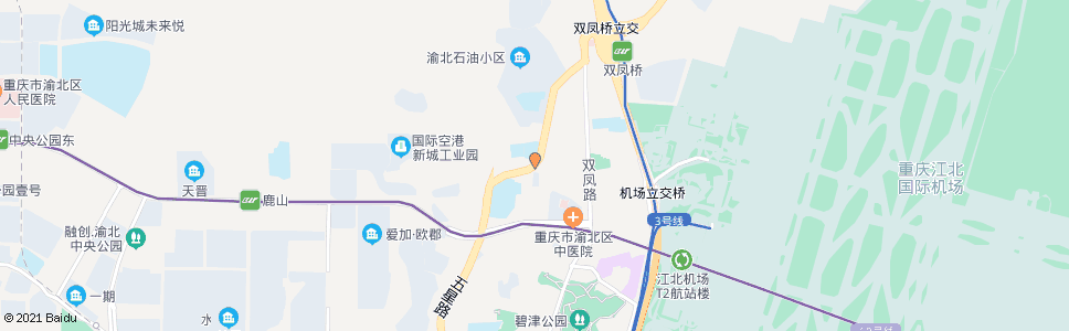 重庆渝航商场_公交站地图_重庆公交_妙搜公交查询2024