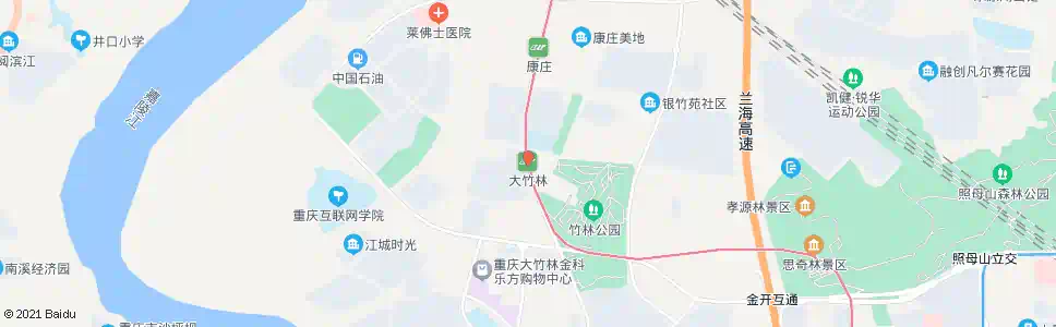 重庆大竹林_公交站地图_重庆公交_妙搜公交查询2024