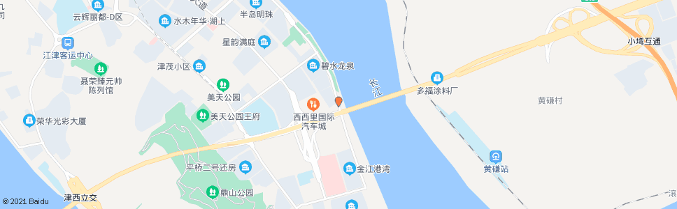 重庆西西里_公交站地图_重庆公交_妙搜公交查询2024