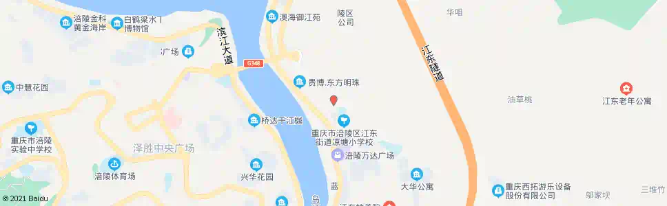 重庆凉塘小学_公交站地图_重庆公交_妙搜公交查询2024