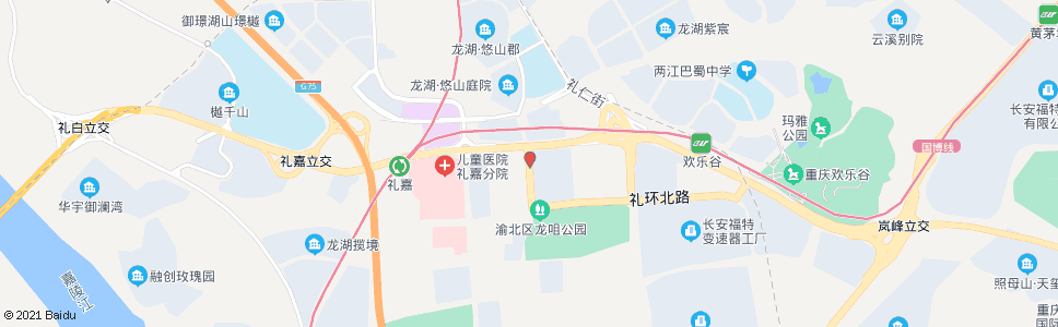 重庆普洛斯_公交站地图_重庆公交_妙搜公交查询2024