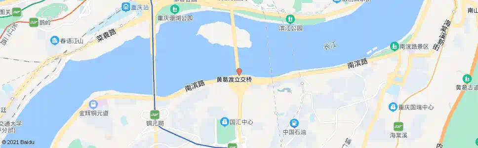 重庆长江大桥_公交站地图_重庆公交_妙搜公交查询2024