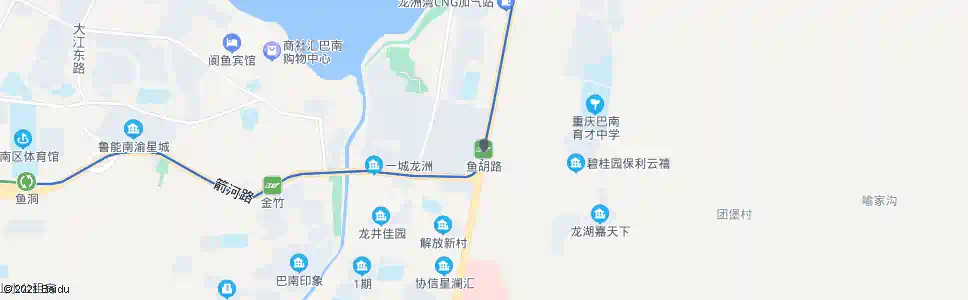 重庆轨道鱼胡路站_公交站地图_重庆公交_妙搜公交查询2024