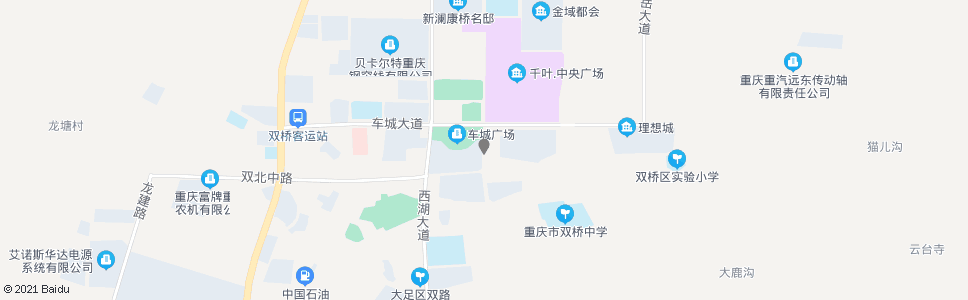 重庆车城印象_公交站地图_重庆公交_妙搜公交查询2024
