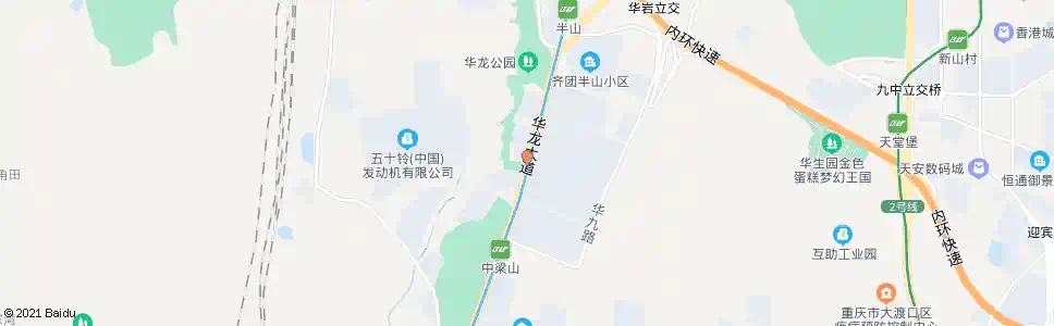 重庆隆鑫园_公交站地图_重庆公交_妙搜公交查询2024