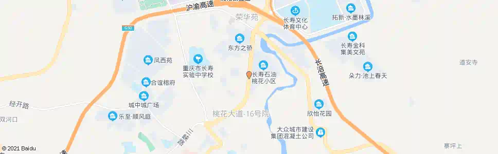 重庆桃花市场_公交站地图_重庆公交_妙搜公交查询2024