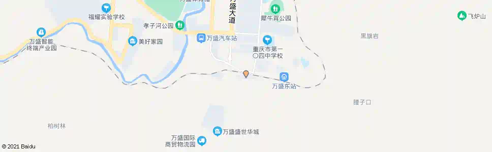 重庆安居家园_公交站地图_重庆公交_妙搜公交查询2024