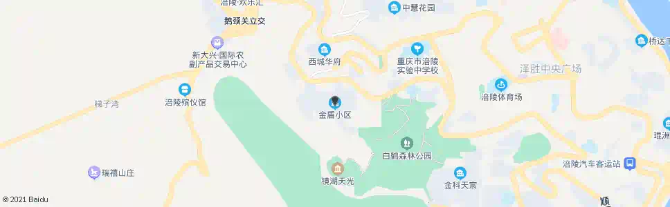 重庆金盾小区_公交站地图_重庆公交_妙搜公交查询2024