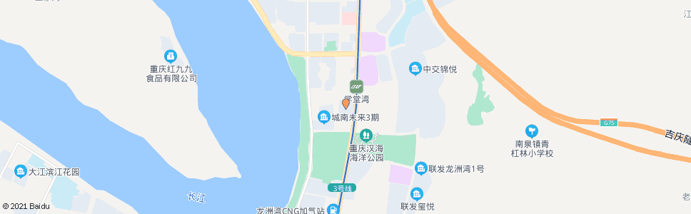 重庆城南未来小区_公交站地图_重庆公交_妙搜公交查询2024