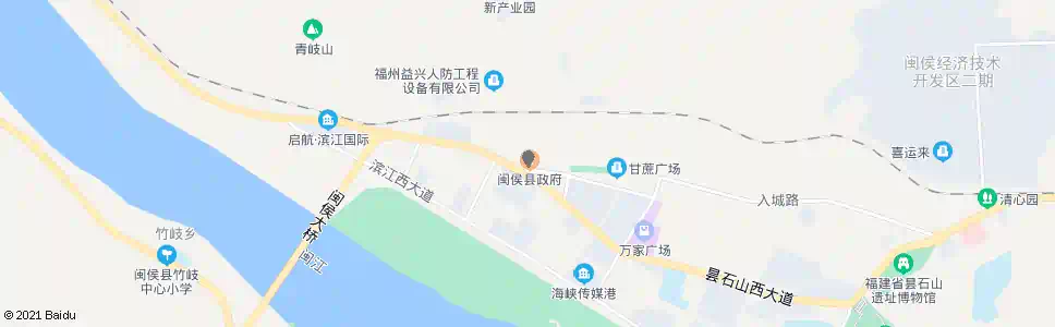 福州闽侯县委_公交站地图_福州公交_妙搜公交查询2024