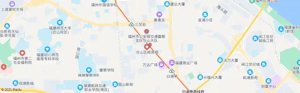 福州三叉街新村_公交站地图_福州公交_妙搜公交查询2024