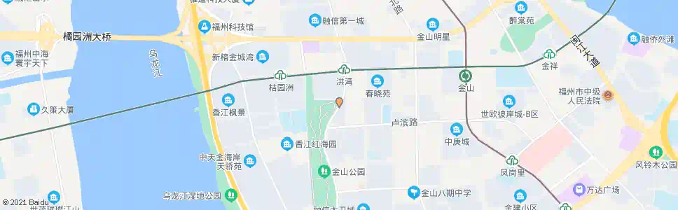 福州金山公园北门_公交站地图_福州公交_妙搜公交查询2024