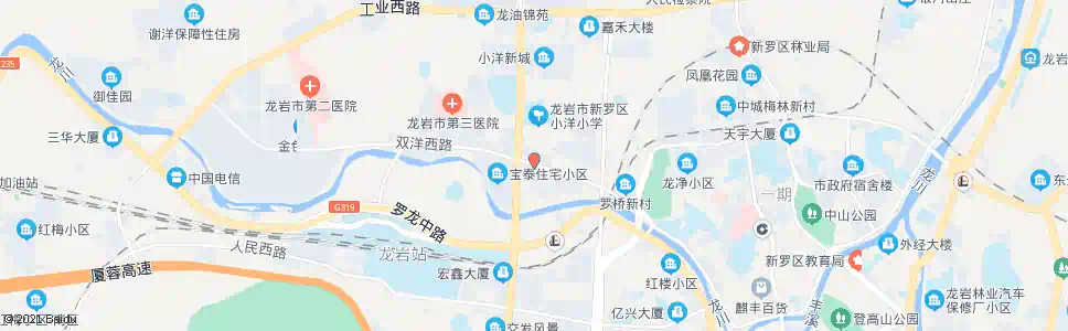 龙岩小洋宝佳广场_公交站地图_龙岩公交_妙搜公交查询2024