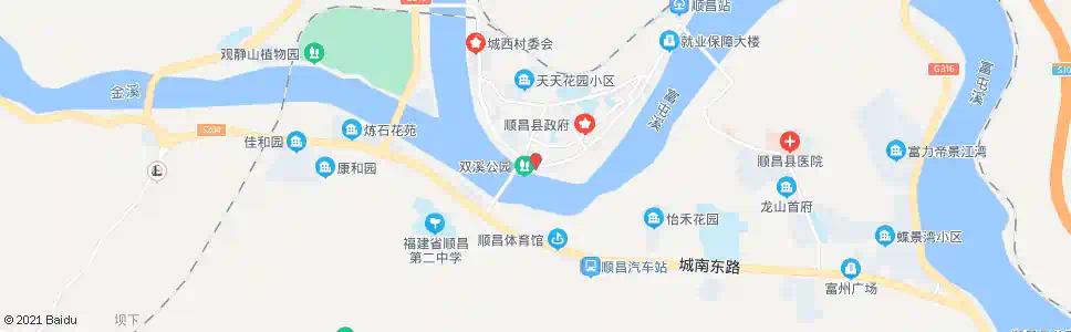 南平双溪公园_公交站地图_南平公交_妙搜公交查询2024