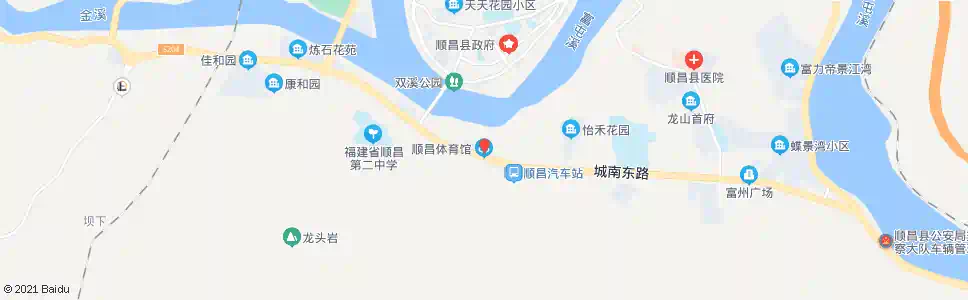 南平体育馆(顺昌县)_公交站地图_南平公交_妙搜公交查询2024