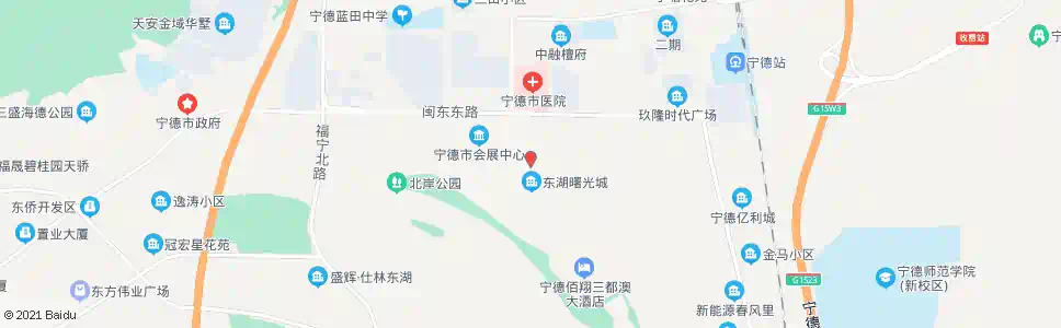 宁德华庭小区_公交站地图_宁德公交_妙搜公交查询2024