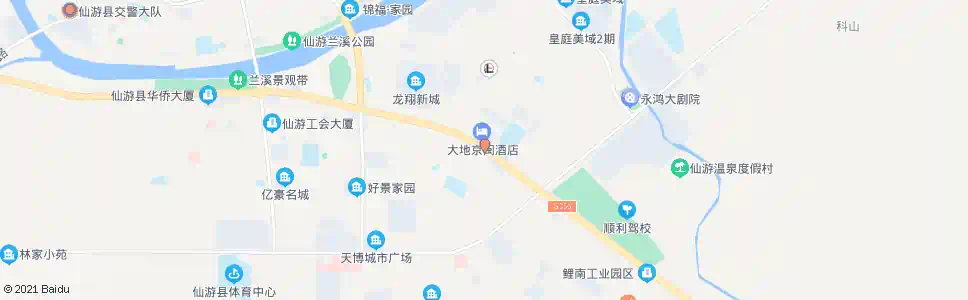 莆田京闽大酒店_公交站地图_莆田公交_妙搜公交查询2024