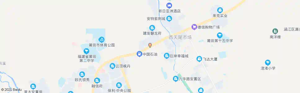 莆田后卓村_公交站地图_莆田公交_妙搜公交查询2024