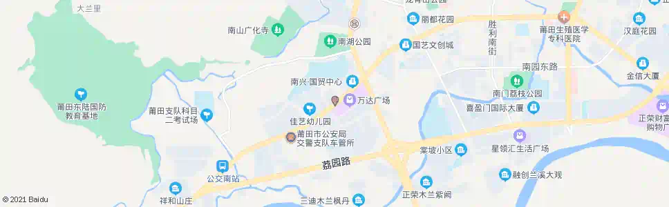 莆田城厢区政府(万达广场)_公交站地图_莆田公交_妙搜公交查询2024