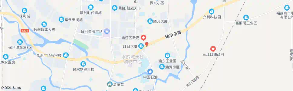 莆田涵江区政府_公交站地图_莆田公交_妙搜公交查询2024