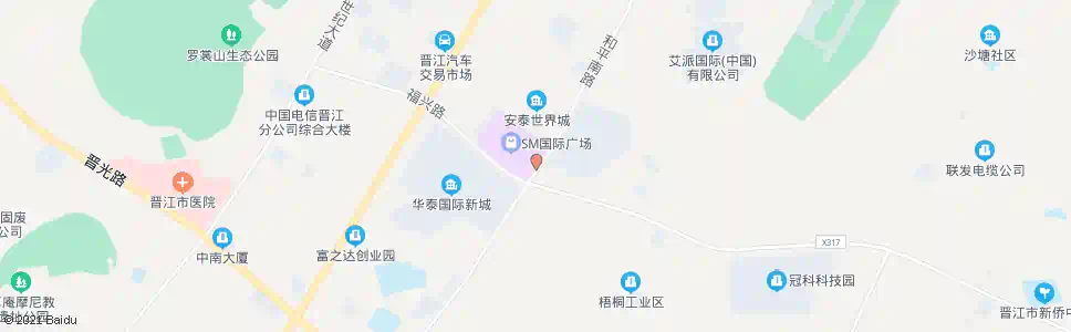 泉州晋江SM广场_公交站地图_泉州公交_妙搜公交查询2024