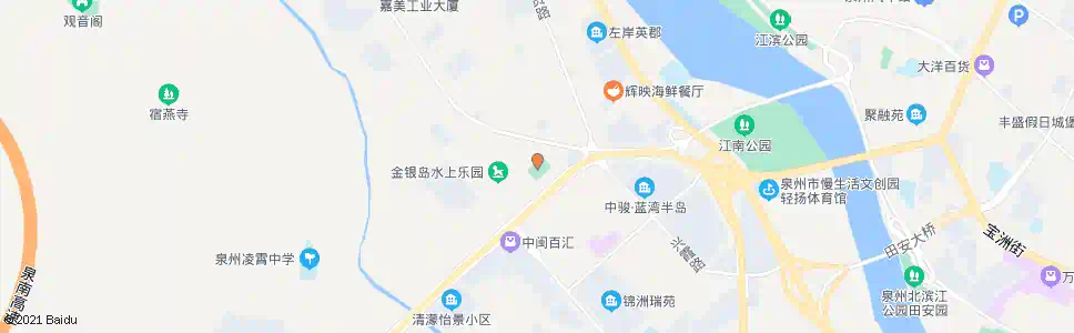 泉州展览城_公交站地图_泉州公交_妙搜公交查询2024