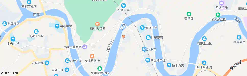 泉州江滨花园_公交站地图_泉州公交_妙搜公交查询2024