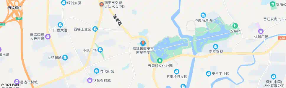 泉州南区中学_公交站地图_泉州公交_妙搜公交查询2024