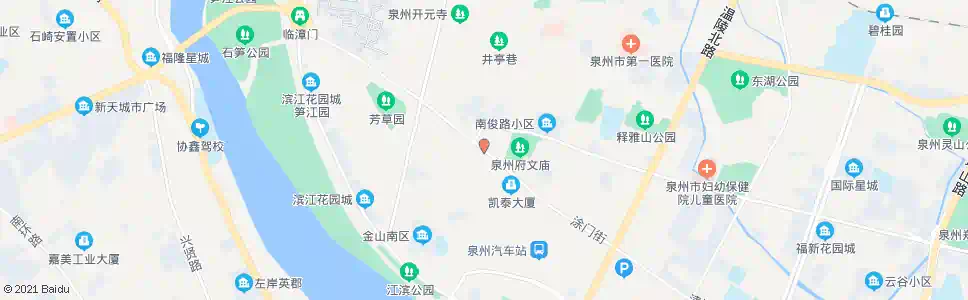 泉州新门街头_公交站地图_泉州公交_妙搜公交查询2024